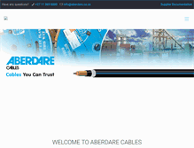 Tablet Screenshot of aberdare.co.za